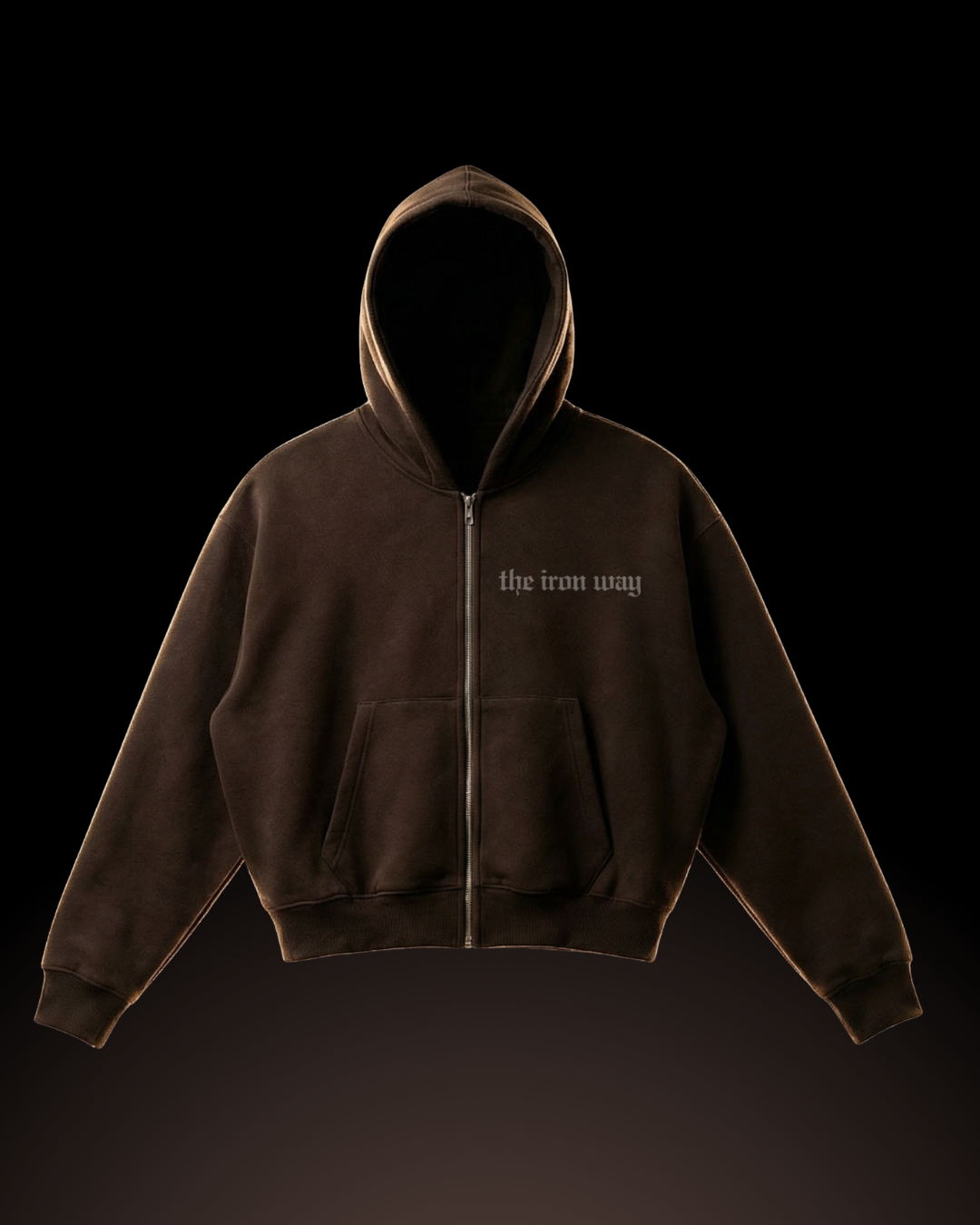 Forge Greatness Zip-up: Brown