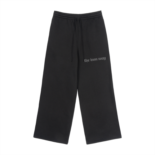 Forge Greatness Straight-Leg Sweatpants: Black